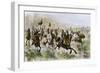 Invasion of Eastern Europe by Attila and the Huns, 400s Ad-null-Framed Giclee Print