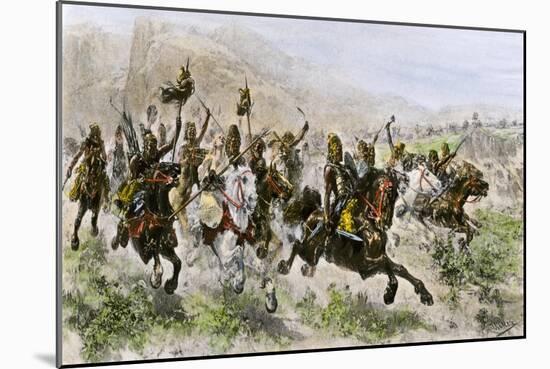 Invasion of Eastern Europe by Attila and the Huns, 400s Ad-null-Mounted Giclee Print