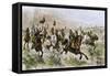 Invasion of Eastern Europe by Attila and the Huns, 400s Ad-null-Framed Stretched Canvas