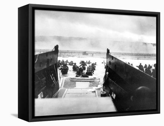 Invasion of Normandy-null-Framed Stretched Canvas