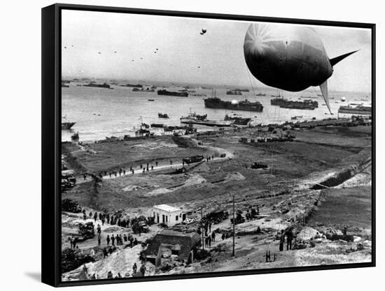 Invasion of Normandy-null-Framed Stretched Canvas