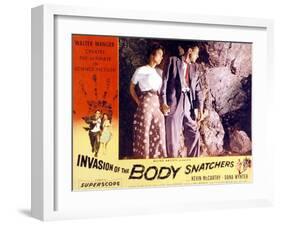 Invasion of the Body Snatchers, Dana Wynter, Kevin McCarthy, 1956-null-Framed Art Print