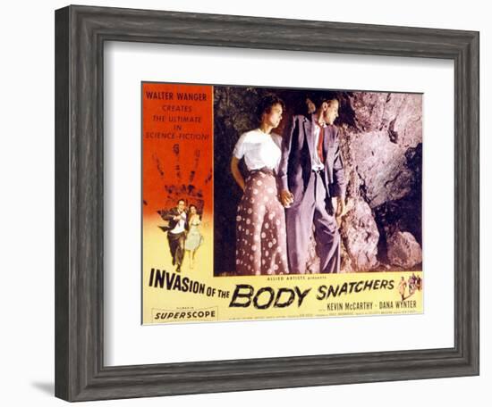 Invasion of the Body Snatchers, Dana Wynter, Kevin McCarthy, 1956-null-Framed Art Print