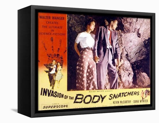 Invasion of the Body Snatchers, Dana Wynter, Kevin McCarthy, 1956-null-Framed Stretched Canvas