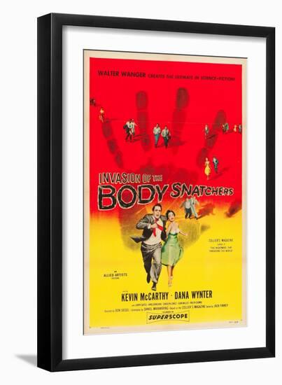 Invasion of the Body Snatchers, Kevin McCarthy, Dana Wynter, 1956-null-Framed Art Print