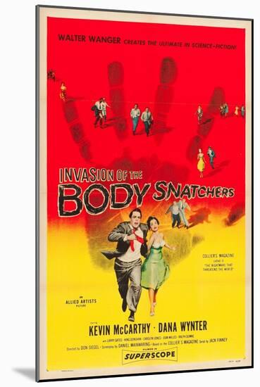 Invasion of the Body Snatchers, Kevin McCarthy, Dana Wynter, 1956-null-Mounted Art Print