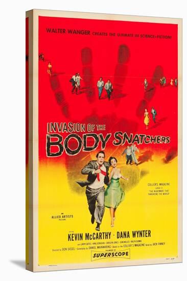 Invasion of the Body Snatchers, Kevin McCarthy, Dana Wynter, 1956-null-Stretched Canvas