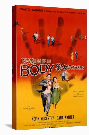 Invasion Of The Body Snatchers, Kevin McCarthy, Dana Wynter, 1956-null-Stretched Canvas