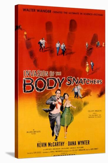 Invasion Of The Body Snatchers, Kevin McCarthy, Dana Wynter, 1956-null-Stretched Canvas