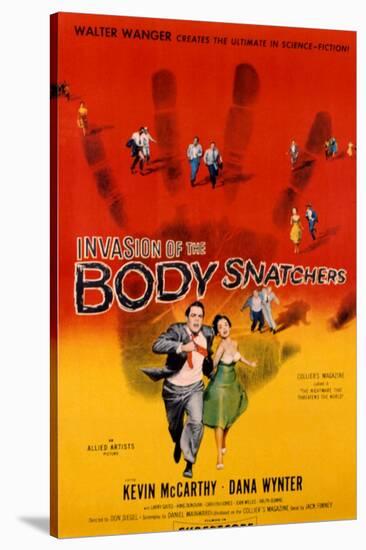 Invasion Of The Body Snatchers, Kevin McCarthy, Dana Wynter, 1956-null-Stretched Canvas