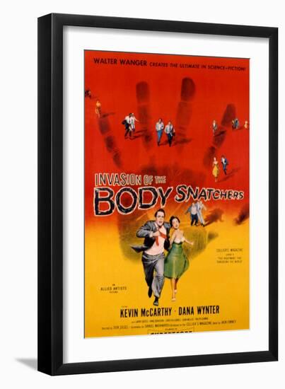 Invasion Of The Body Snatchers, Kevin McCarthy, Dana Wynter, 1956-null-Framed Art Print