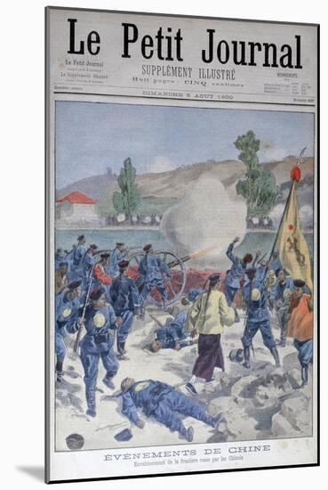 Invasion of the Russian Frontier by the Chinese, 1900-Oswaldo Tofani-Mounted Giclee Print
