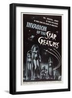 Invasion of the Star Creatures-null-Framed Art Print