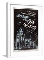 Invasion of the Star Creatures-null-Framed Art Print