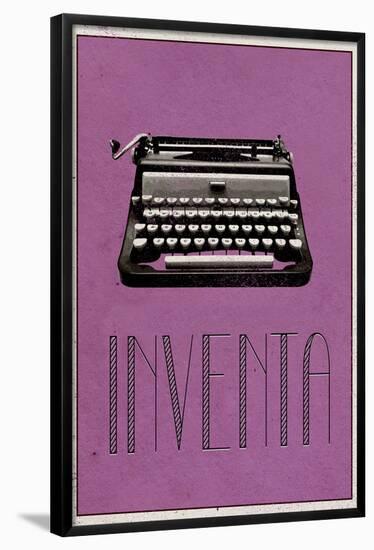 Inventa (Spanish - Create)-null-Framed Poster