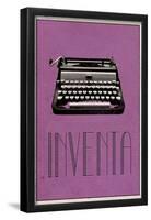 Inventa (Spanish - Create)-null-Framed Poster