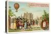 Invention of the Hot Air Balloon by the Montgolfier Brothers, France, 1783-null-Stretched Canvas