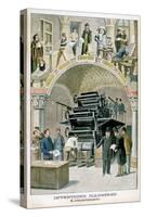 Inventions, the Print Works, 1901-null-Stretched Canvas