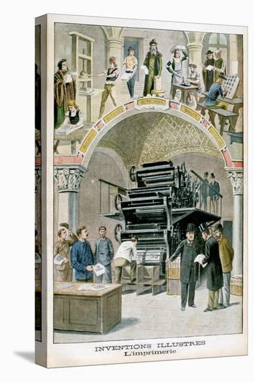 Inventions, the Print Works, 1901-null-Stretched Canvas