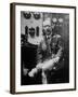 Inventor Guglielmo Marconi Wearing Headphones in Development of Short Wave Wireless Communication-null-Framed Premium Photographic Print