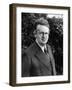 Inventor John L. Baird, Taking a Walk in His Home Garden-null-Framed Photographic Print