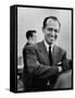 Inventor of the Polio Vaccine Dr. Jonas E. Salk Posing for a Picture-Al Fenn-Framed Stretched Canvas