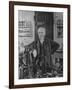 Inventor Thomas Edison in His Laboratory-null-Framed Premium Photographic Print