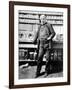 Inventor Thomas Edison Posing in His Laboratory-null-Framed Premium Photographic Print