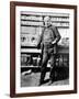 Inventor Thomas Edison Posing in His Laboratory-null-Framed Premium Photographic Print