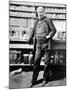 Inventor Thomas Edison Posing in His Laboratory-null-Mounted Premium Photographic Print