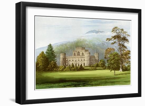 Inveraray Castle, Argyllshire, Scotland, Home of the Duke of Argyll, C1880-Benjamin Fawcett-Framed Giclee Print