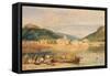 Inverary, Loch Fyne, Argyllshire, C.1802-J. M. W. Turner-Framed Stretched Canvas