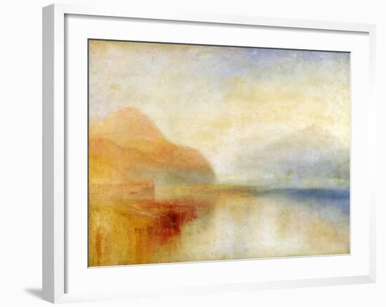 Inverary Pier, Loch Fyne, Morning, c.1840-50-J^ M^ W^ Turner-Framed Giclee Print