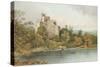 Invergarry Castle - Loch Oich-English School-Stretched Canvas