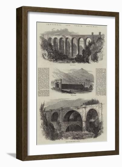 Inverness and Perth Railway-null-Framed Giclee Print