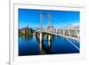 Inverness Suspension Bridge Scotland UK-matthi-Framed Photographic Print