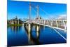 Inverness Suspension Bridge Scotland UK-matthi-Mounted Photographic Print