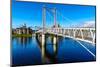 Inverness Suspension Bridge Scotland UK-matthi-Mounted Photographic Print