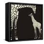 Inverse Giraffe Animal Camouflage-Gepard-Framed Stretched Canvas