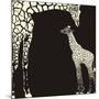 Inverse Giraffe Animal Camouflage-Gepard-Mounted Art Print