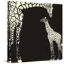Inverse Giraffe Animal Camouflage-Gepard-Stretched Canvas