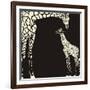 Inverse Giraffe Animal Camouflage-Gepard-Framed Art Print