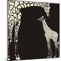 Inverse Giraffe Animal Camouflage-Gepard-Mounted Art Print