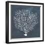 Inverse Sea Fan IV-Grace Popp-Framed Premium Giclee Print