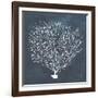 Inverse Sea Fan IV-Grace Popp-Framed Giclee Print