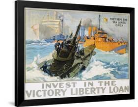 Invest in the Victory Liberty Loan Poster-L.a. Shafer-Framed Giclee Print