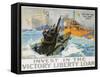 Invest in the Victory Liberty Loan Poster-L.a. Shafer-Framed Stretched Canvas