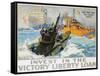 Invest in the Victory Liberty Loan Poster-L.a. Shafer-Framed Stretched Canvas