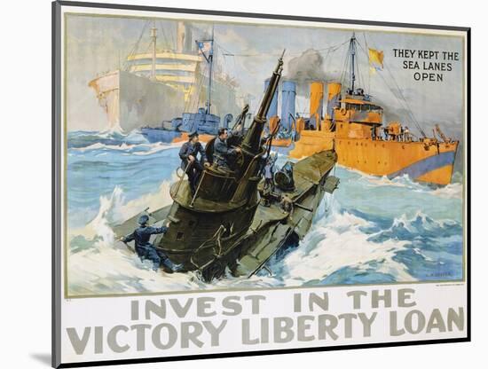 Invest in the Victory Liberty Loan Poster-L.a. Shafer-Mounted Giclee Print