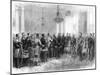 Investiture of Marshal Macmahon with the Spanish Order of the Golden Fleece, 1875-null-Mounted Giclee Print